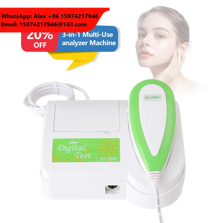 AI 3D Facial Scanner Skin Analyzer Digital Iridology Camera Eye Iriscope Iris Scanner 5mp Iris Analyzer