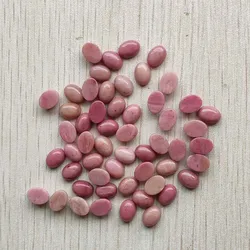 High quality natural rhodochrosite stone Oval CABOCHON 6x8mm beads for jewelry accessories making wholesale 50pcs free shipping