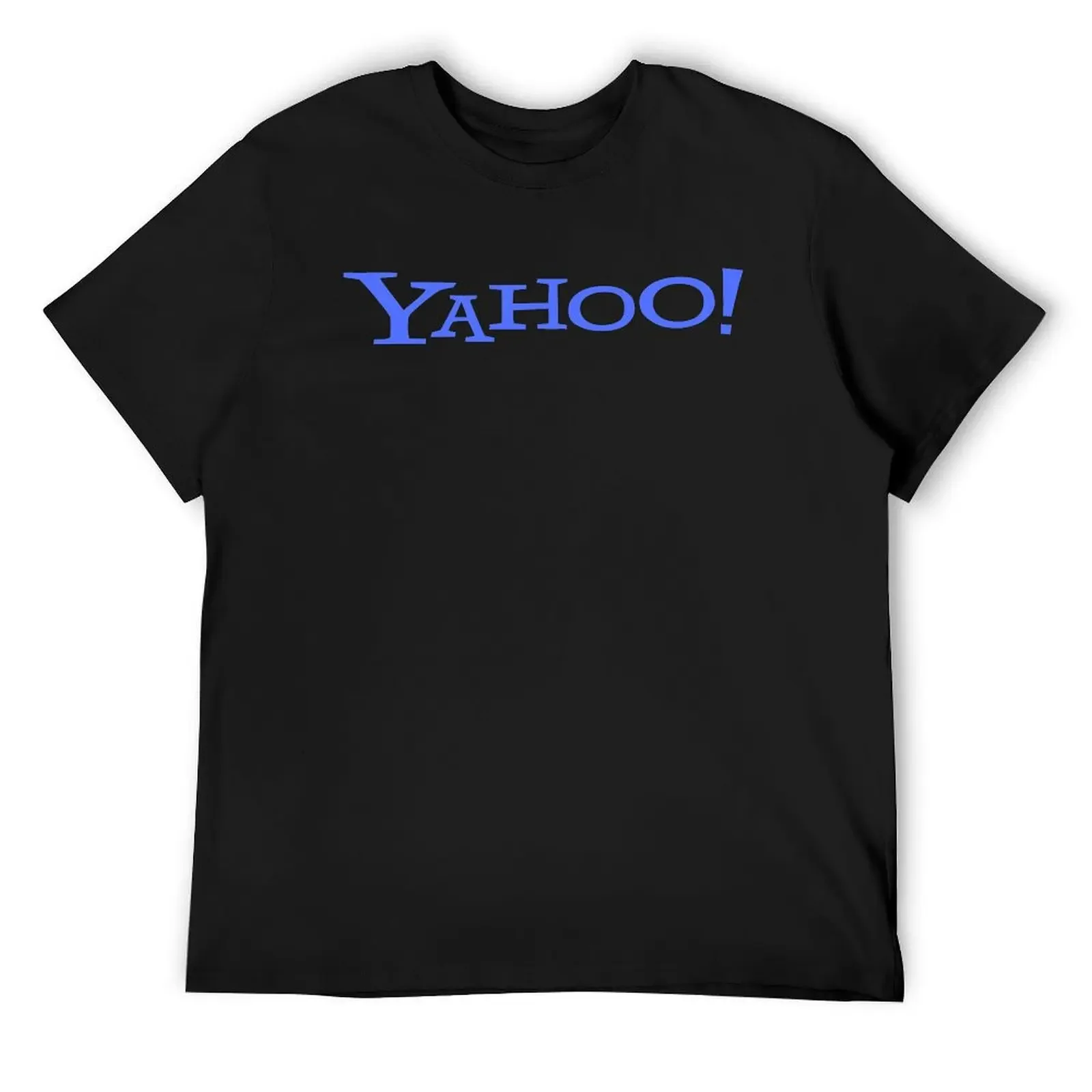 Yahoo logo T-Shirt summer top plus sizes custom t shirt men clothing