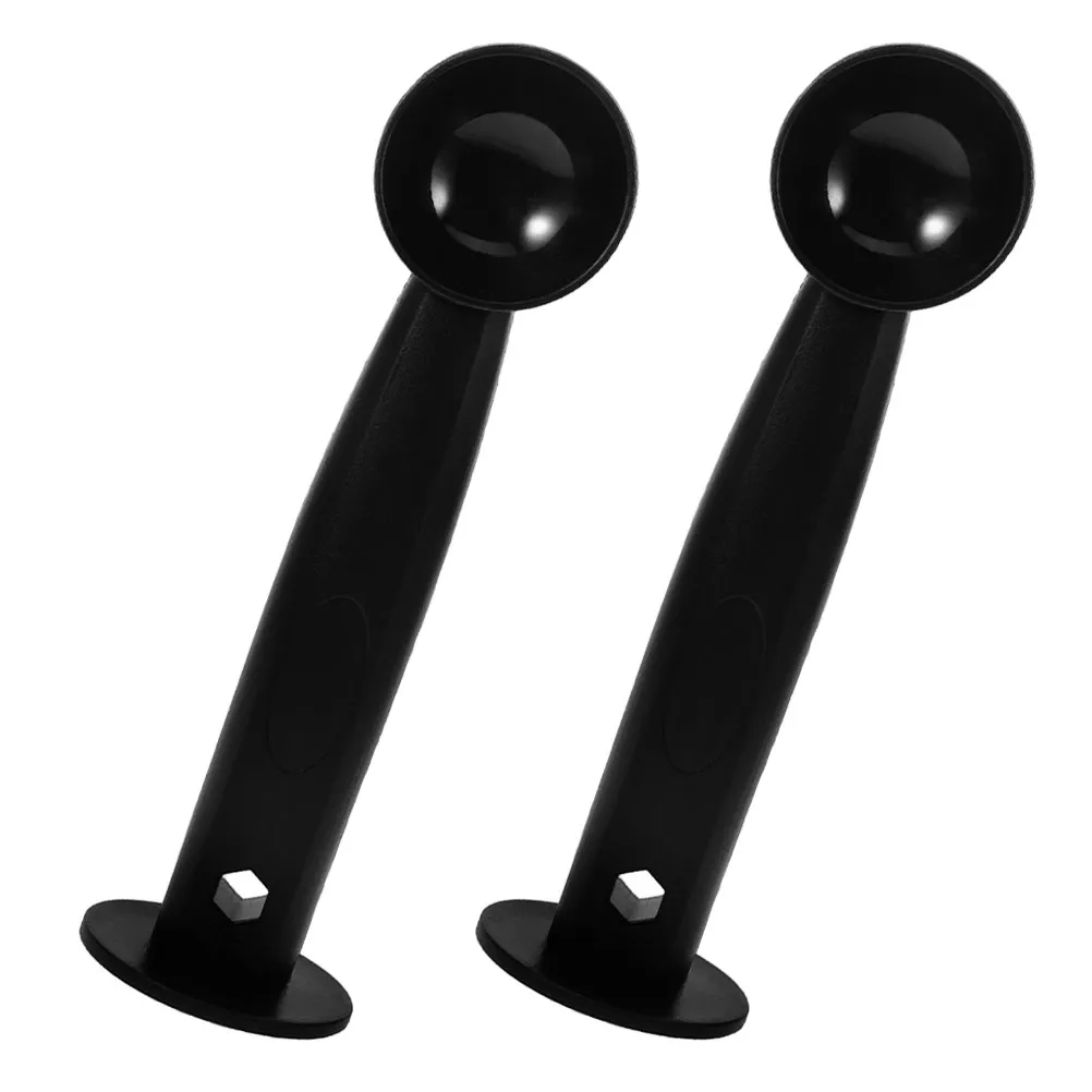 2Pcs Coffee Tamper and Scoop Set Ergonomic Espresso Tamping Tool with Pressed Bottom Design for Even Ground Compression Brewing