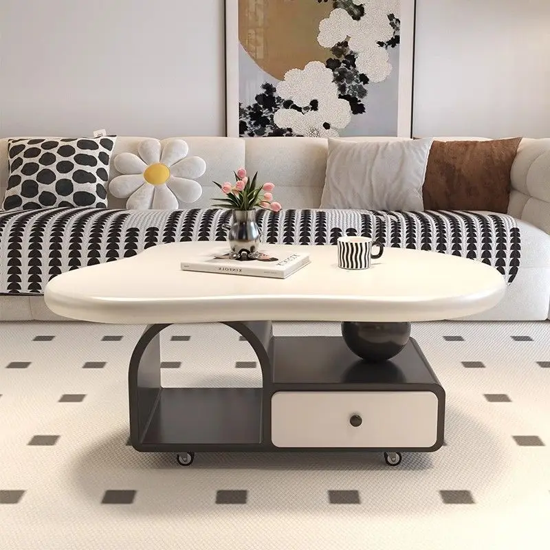 Neuer abnehmbarer Cloud-Couchtisch für Wohnzimmer, Zuhause, modern, leicht, luxuriös, High-End-Beistelltisch für kleine Wohnungen