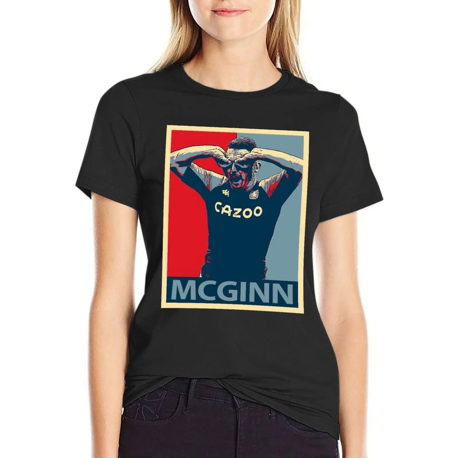 

John McGinn T-Shirt funnys funny heavyweights graphics cropped t shirts for Women