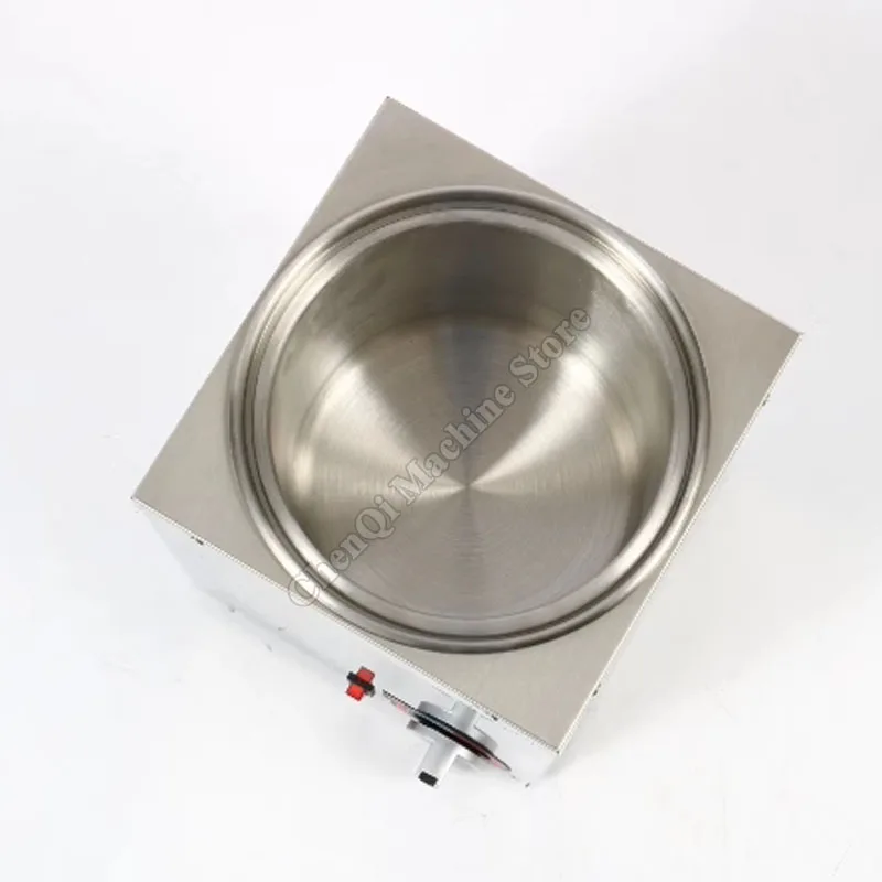 Dispensador eléctrico de máquina de queso de 2,5l, bomba de salsa cuadrada de acero inoxidable de un solo cabezal, distribución de calefacción de aislamiento de queso