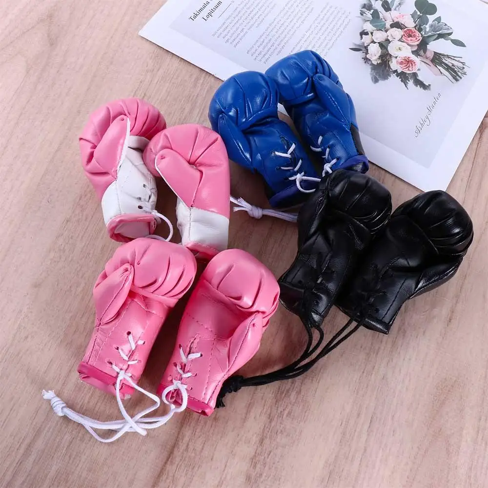 Car Pendant Car Ornaments Bag Charm Mini Boxing Gloves Boxing Gloves Hanging Miniature Punching Gloves Boxing Gloves Pendant