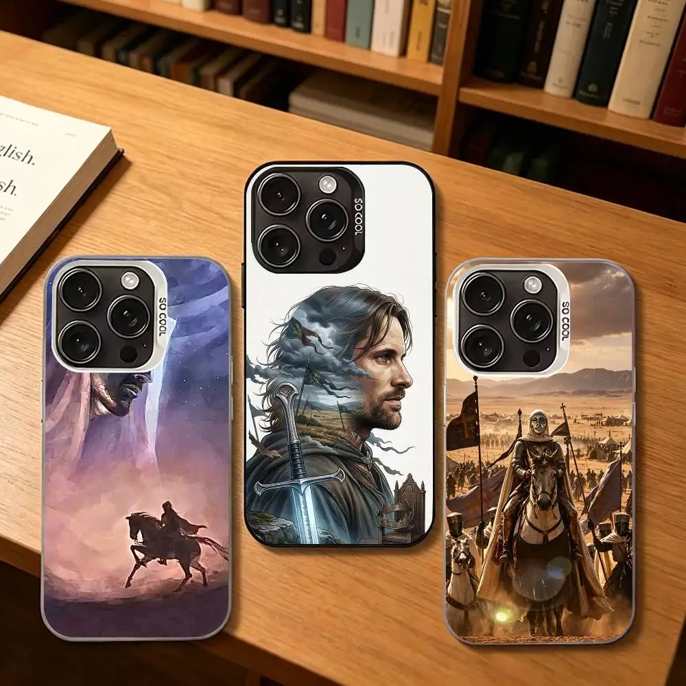Coque de téléphone Epic k-kingdom of Heaven pour iPhone 17,16,15,14,13,12Plus Pro Max XS, couverture intérieure noire brillante