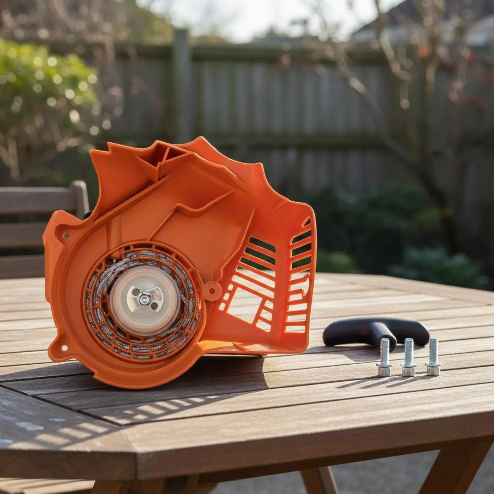 Blower Starter Pull Start Assembly Wear Resistant Engine Part for BG50 Garden Maintenance