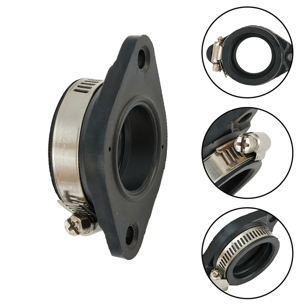 Adapter Manifold Boot Equipment Parts Spare Tools Assembly Flange For PWK Intake Manifold Rubber Black Boot Carb