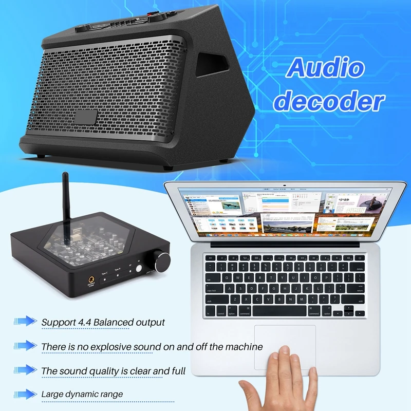 Decodificatore audio audio audiofilo W610B Decodificatore USB Bluetooth DAC Dual PCM1794 Cuffie audio HIFI Decodifica del telefono cellulare del computer