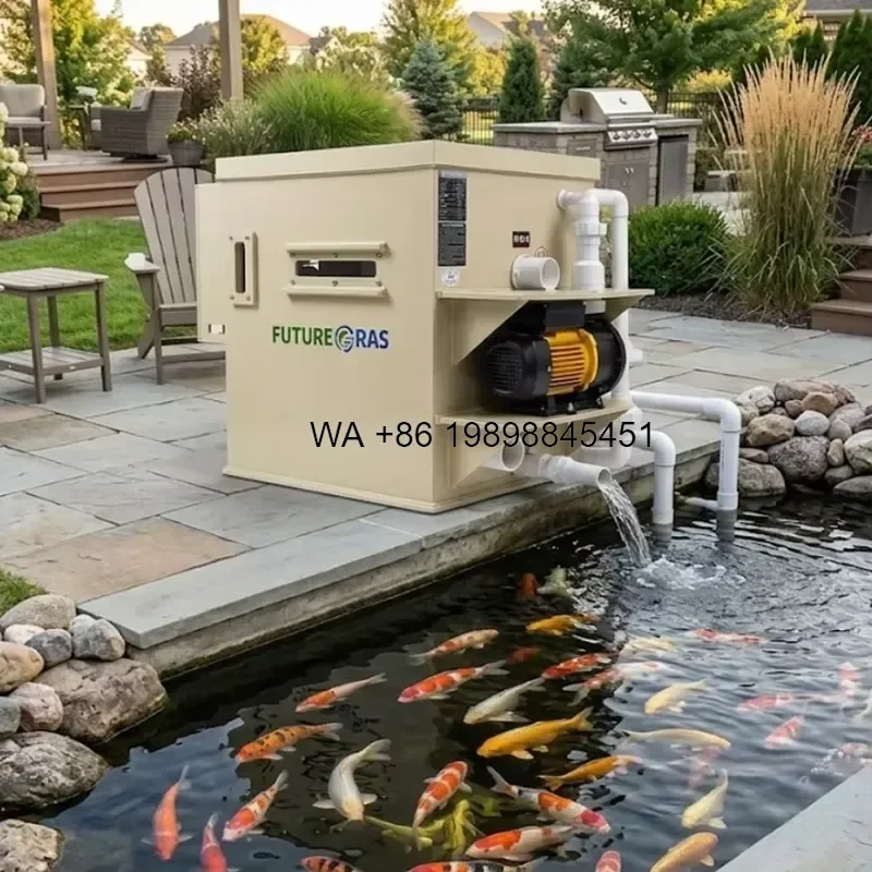 Wmwmnu for All in One Smart Koi Pond Filtration System Mini 5t 10t 20t 30m3 hr China Automatic Aquarium Centrifugal