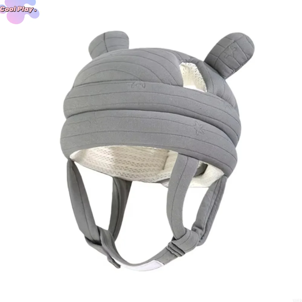 

Soft Padding Baby Walking Head Protector Lightweight Adjustable Straps Children's Anti-collision Pad Breathable Cotton Anti Fall