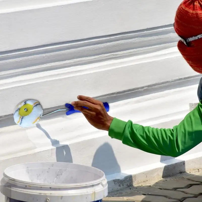 Outil de peinture d'angle avec poils denses et poignée confortable, petit outil de décoration de peinture bricolage