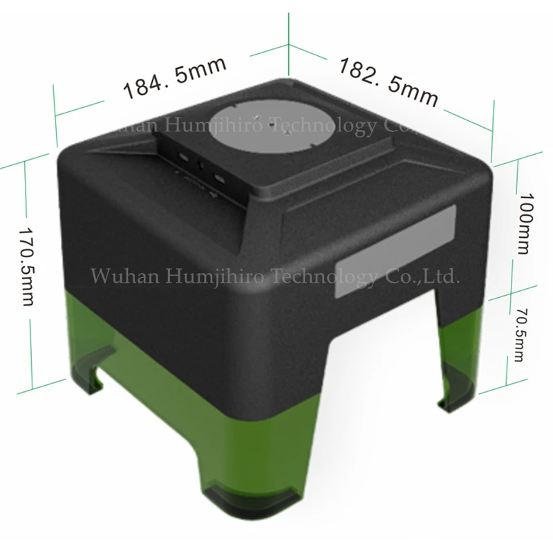 Imagem -02 - Mini Impressora a Laser Faça Você Mesmo Laser para Metal Vidro Plástico Máquina de Gravação a Laser Gravador Impressora a Laser