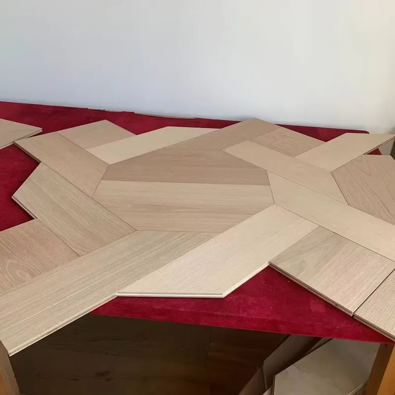 Natural Colour Wooden Flooring New Style Oak Parquet Wood Flooring Waterproof Oak Parquet Timber Flooring