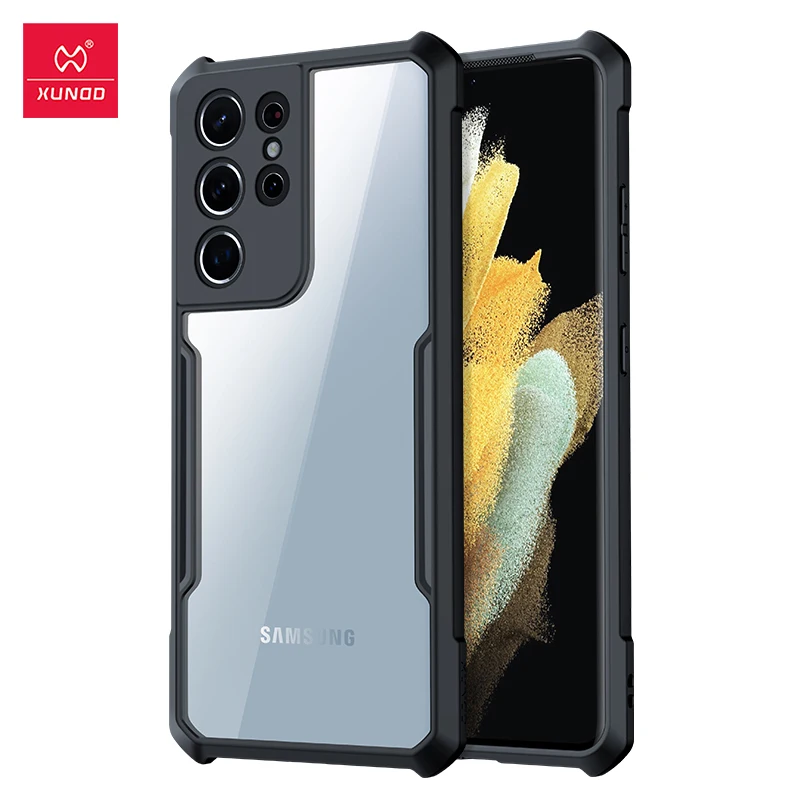 Xundd Hülle für Samsung Galaxy S24 S25 S26 Ultra, für S25 S23 Plus S21 Ultra FE, Airbag-Stoßschutz, PC&TPU Rückseite, transparente Abdeckung – Detail 18