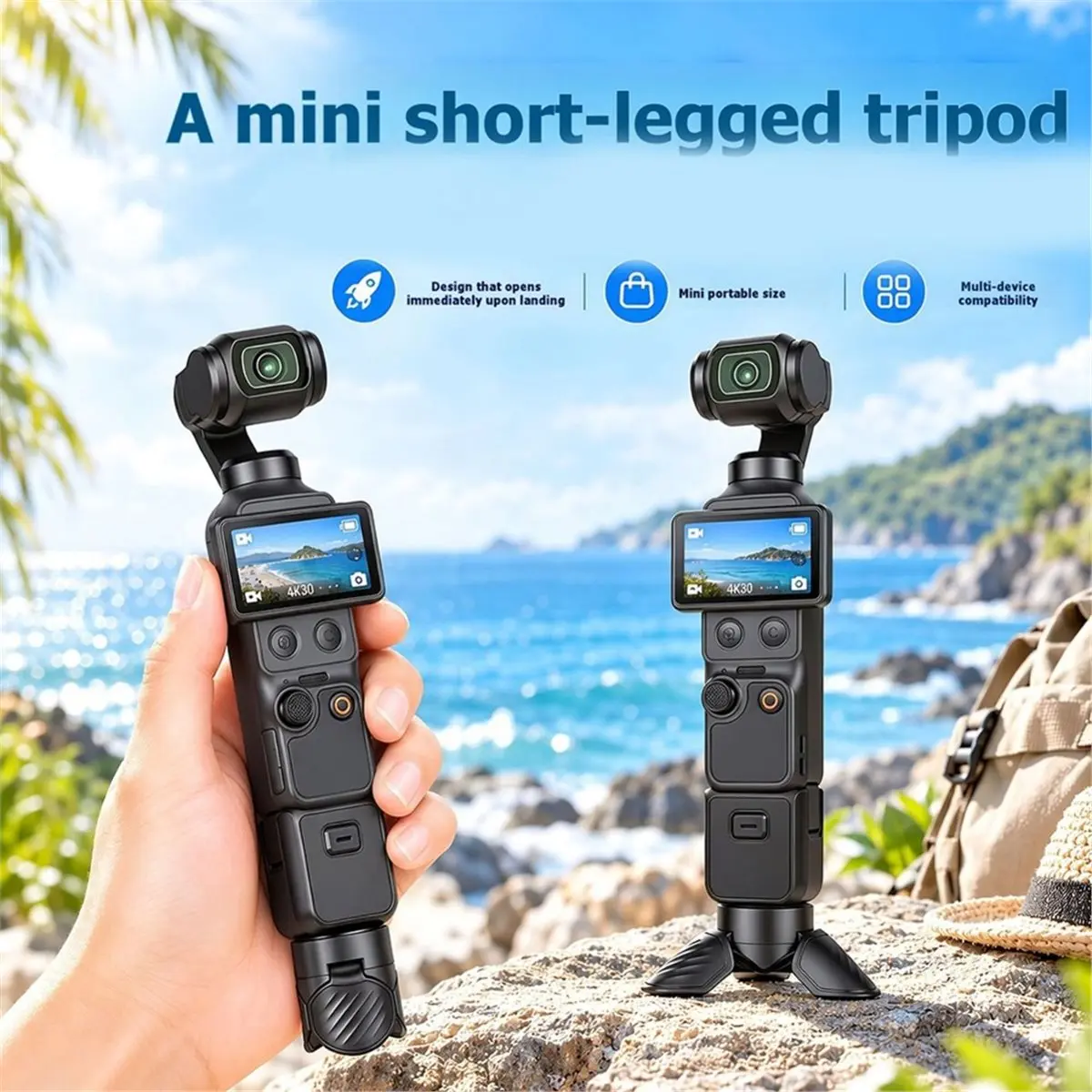 Portable Tripod for Pocket 4p/4/3/X6/Luna 1/4