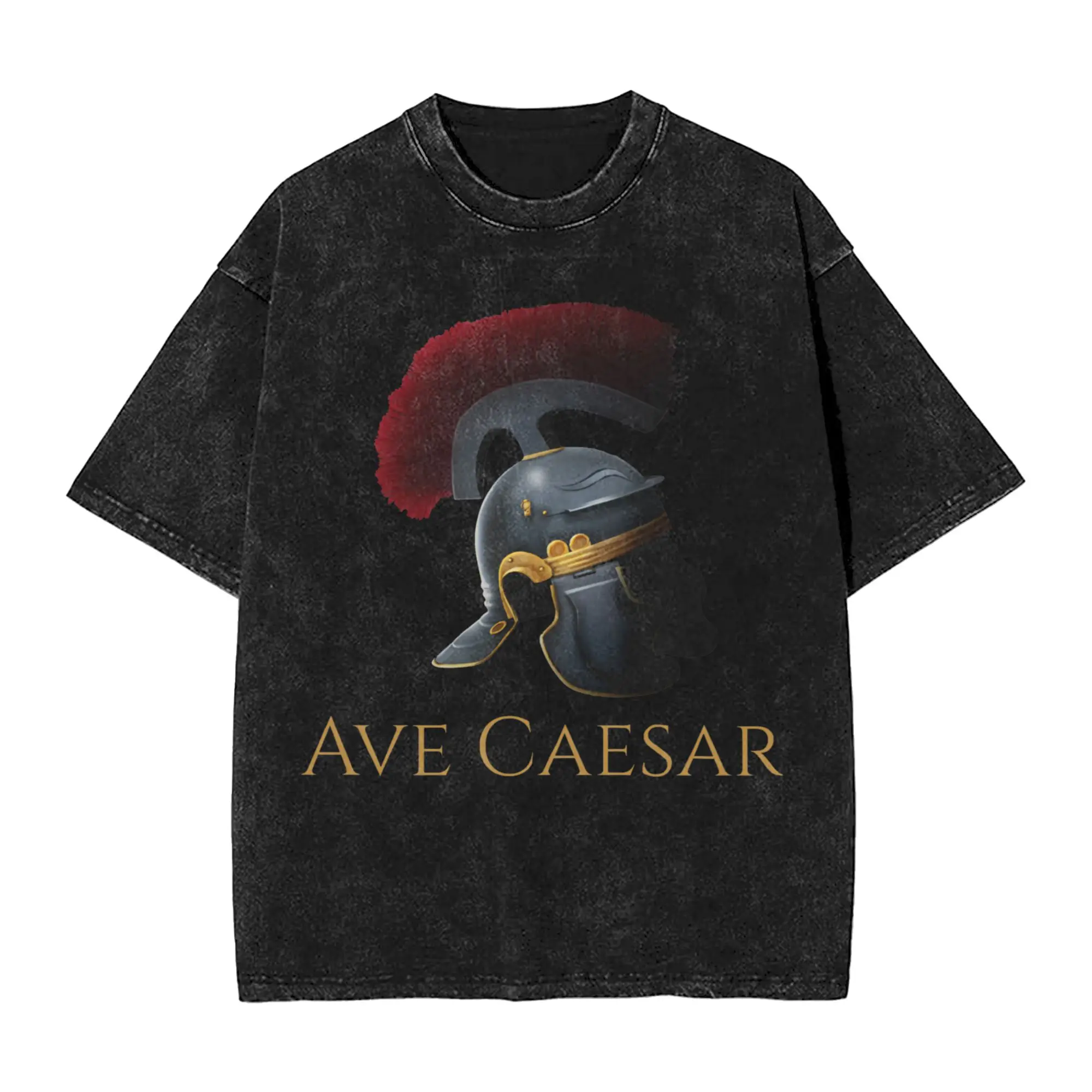 Ave Caesar T Shirt for Men Cotton Vintage T-Shirts Crew Neck  Tees Short Sleeve Clothing Summer