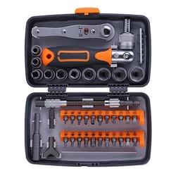 38 in 1 Magnetic Screwdriver Bit Set Socket Wrench Multifunctional Ratchet Screw Driver Home Appliance Car Repair Hand Tools