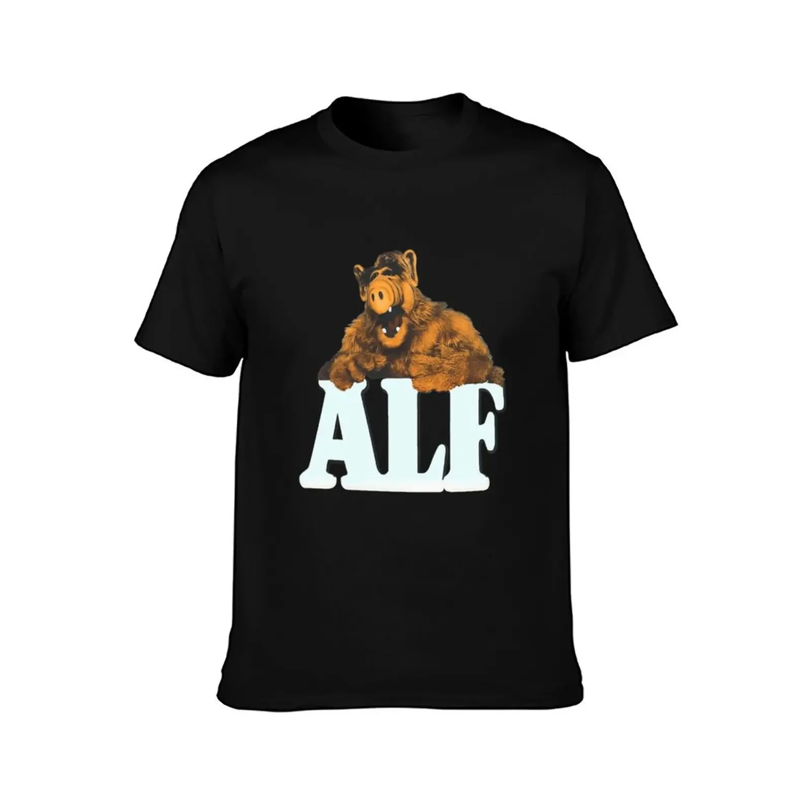 Alf - Gordon Shumway - TV Sitcoms T-Shirt vintage cheap stuff black t shirts for men