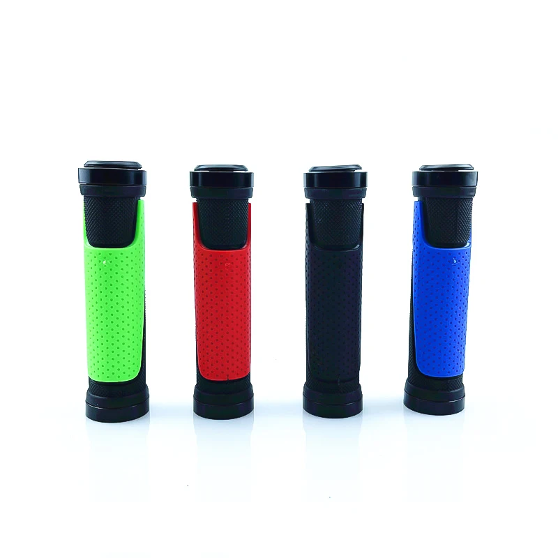 1 Pair Bicycle Handle Cover Grip 13cm*3cm Rubber Aluminum Alloy 2.5cm Pipe Diameter Mountain/Road Bikes Parts Accessories