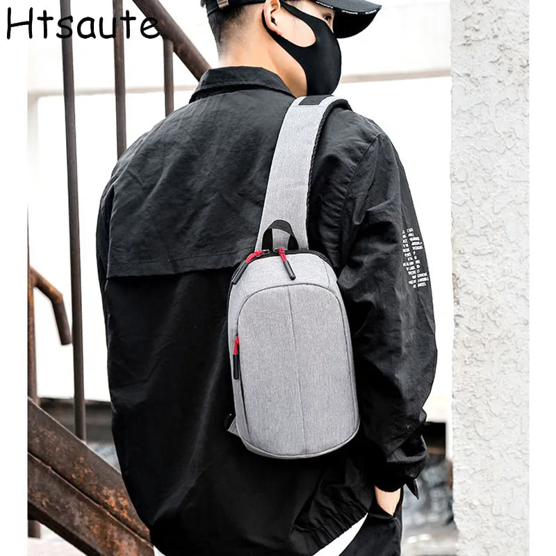 

Polyester Cloth Fashion Men's Chest Packs Crossbody Bag Men's Models Male Chest Bag Leisure Shoulder Satchel Large Capacity