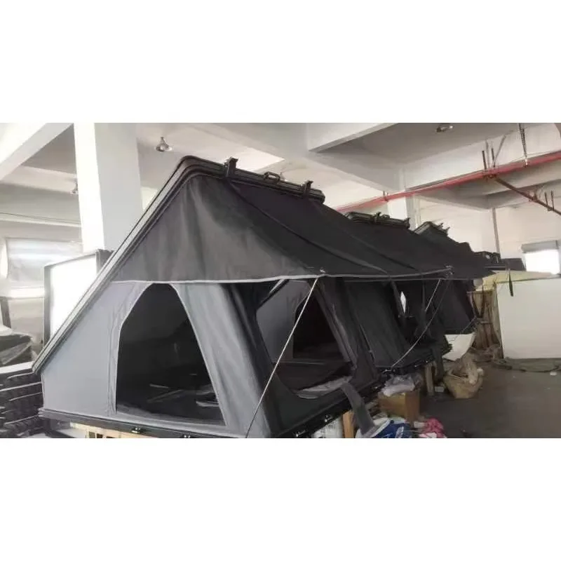 Chinese Manufacturer Awning Tent Triangle Clam Shell Hard Shell Top Roof Tent Aluminum