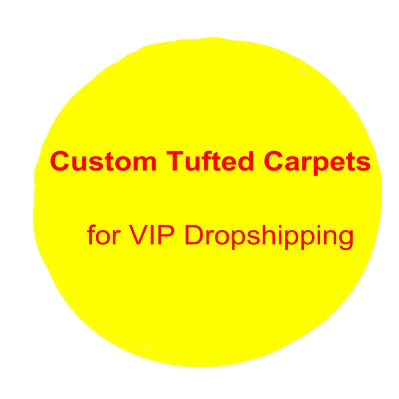 Customized Soft Tufting Carpet Round Square Irregular Rug Living Room Bedroom Doormat Bathroom Floor Mat for VIP Dropshipping