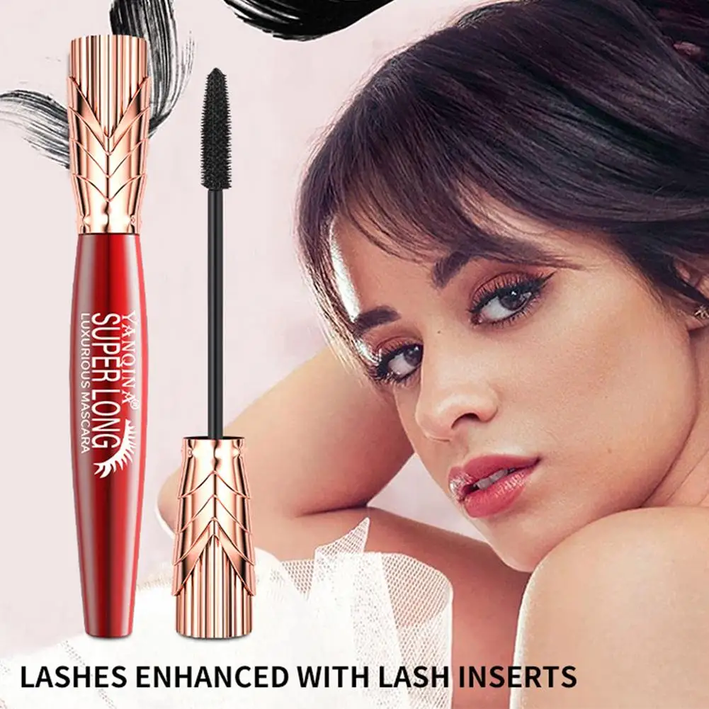 Lussuoso mascara 4D allungamento ispessimento riccio impermeabile senza agglomeramento di lunga durata non sbiadisce nuovo prodotto caldo di tendenza