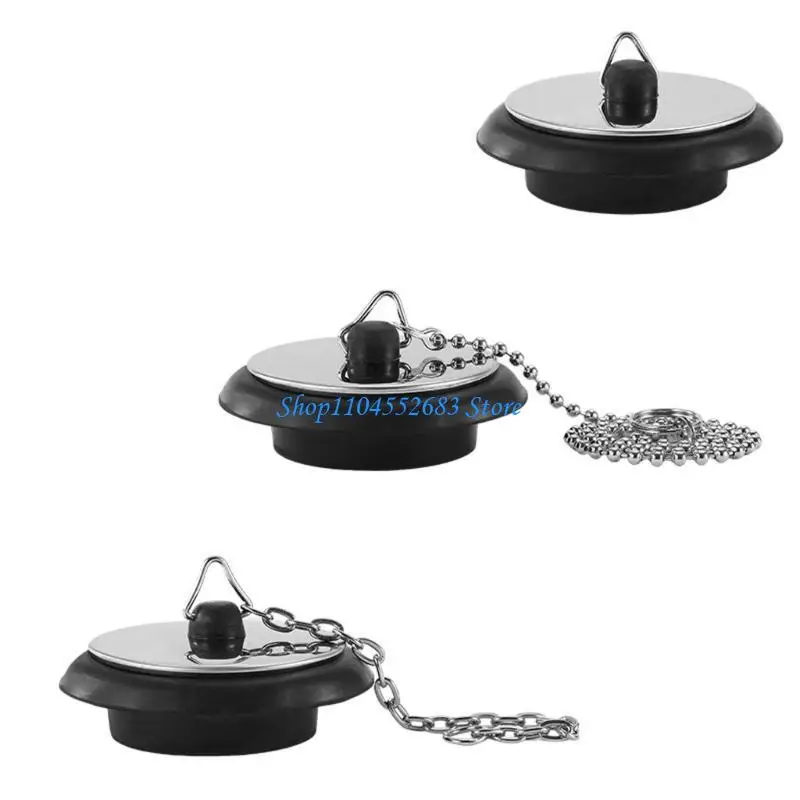 

Y6GD Upgrades Sink Drain Stoppers Rubber Bath Tub Stopper for Kitchen & Bathroom