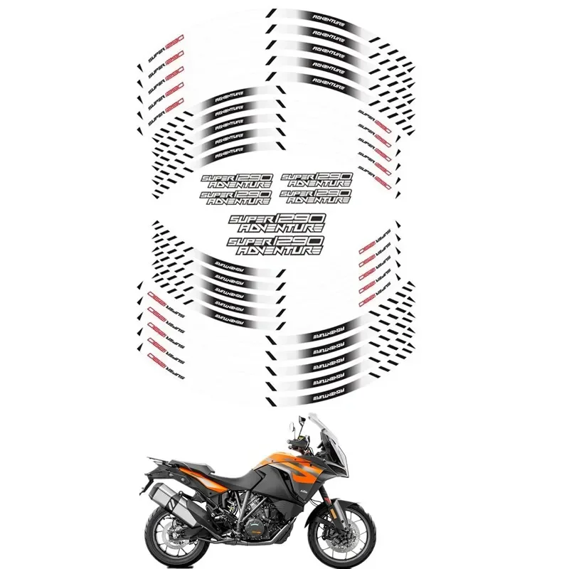 

Запчасти для мотоциклов KTM SUPER1290 ADVENTURE 1290 ADV, контурное колесо, аксессуары декоративная переводная наклейка-3