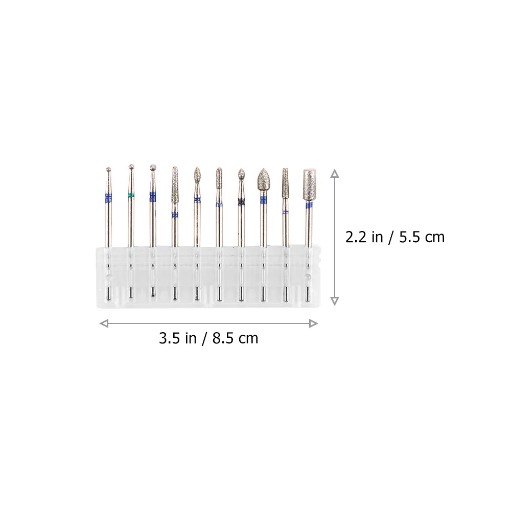مسمار طحن التنغستن الصلب مانيكير تلميع الملحقات باديكير مثقاب أداة لتقليم البشرة العناية بالبشرة #2