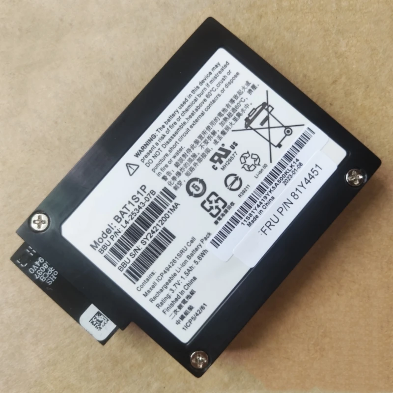 Imagem -03 - Bateria para Servidor Raid Lenovo 43w4342 Mr10i Sas 8708e Sata M5014 M5015 M5025 Lsi00264 Lsi00279 Ibbu08 Bbu09 9261 9280 4i 8i 16i