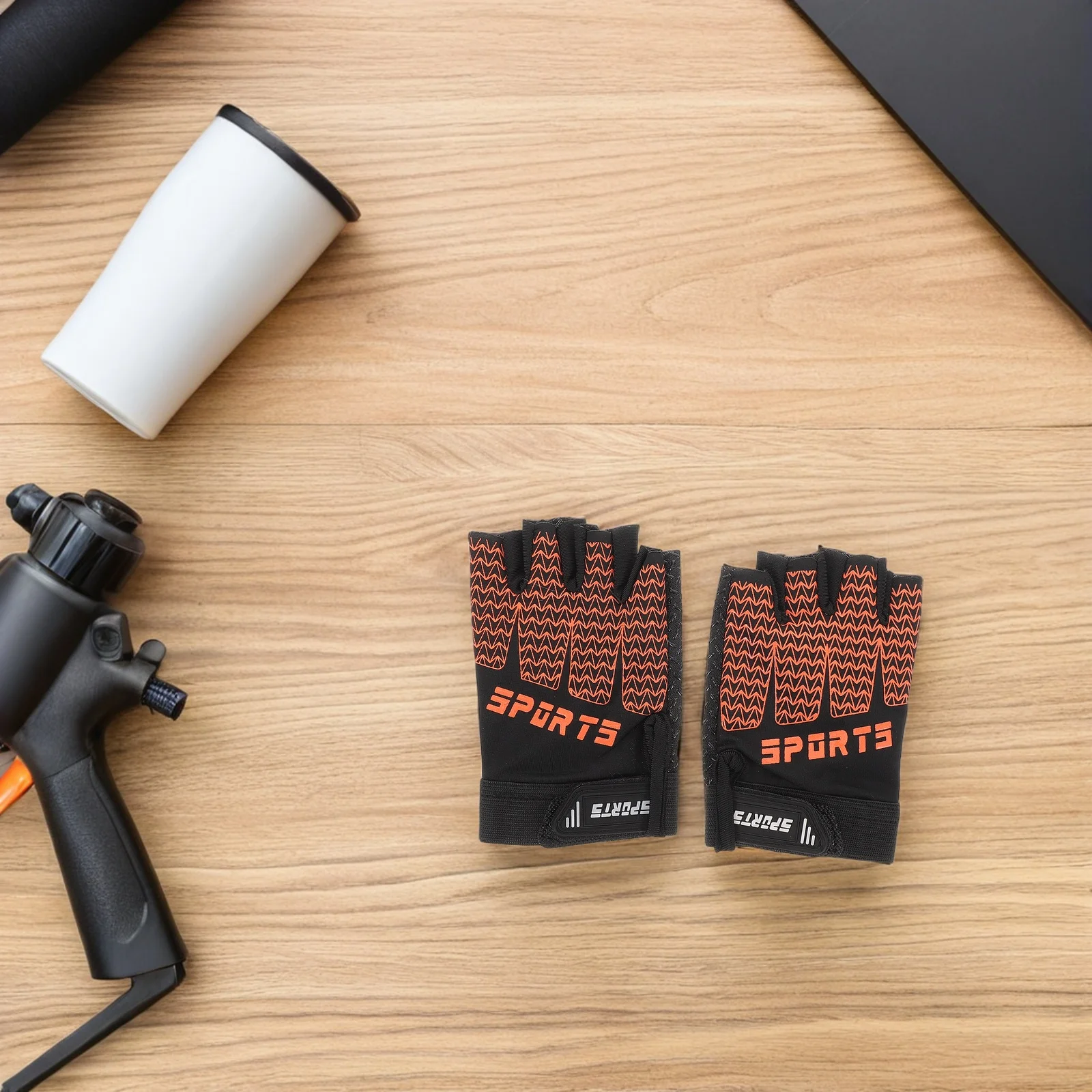 

1Pair Kids Half Finger Gloves Breathable Non Slip Cycling Gloves Fingerless Bike Riding Boys Girls Mountain Half Finger Glove