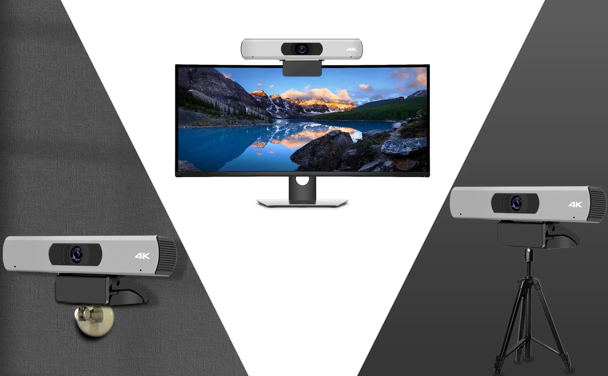 التركيز التلقائي 84 درجة تكبير Skype Teams Webex كاميرا مؤتمرات الفيديو 4K FHD USB مع ميكروفون للتعلم عن بعد