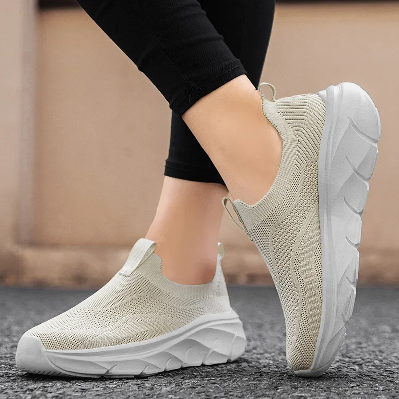 

Summer Men's Thick Soled Shoes, High-quality Breathable Casual Sports Shoes, Outdoor Lightweight Anti Slip Running Women's Shoes