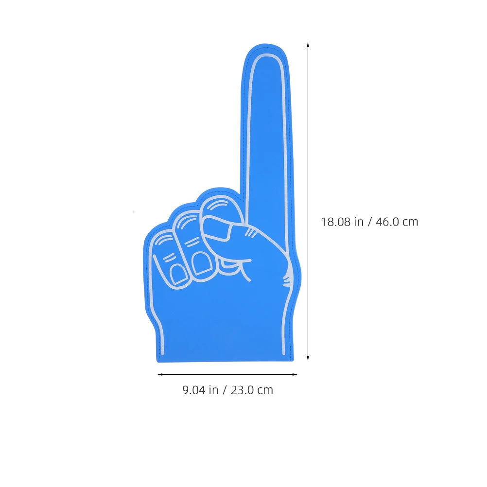 6 قطع من أصابع الرغوة القابلة لإعادة الاستخدام، دعائم المشجع الناعمة الناعمة للألعاب الرياضية وكرة السلة وكرة القدم والتنس ومجموعة التشجيع للشباب