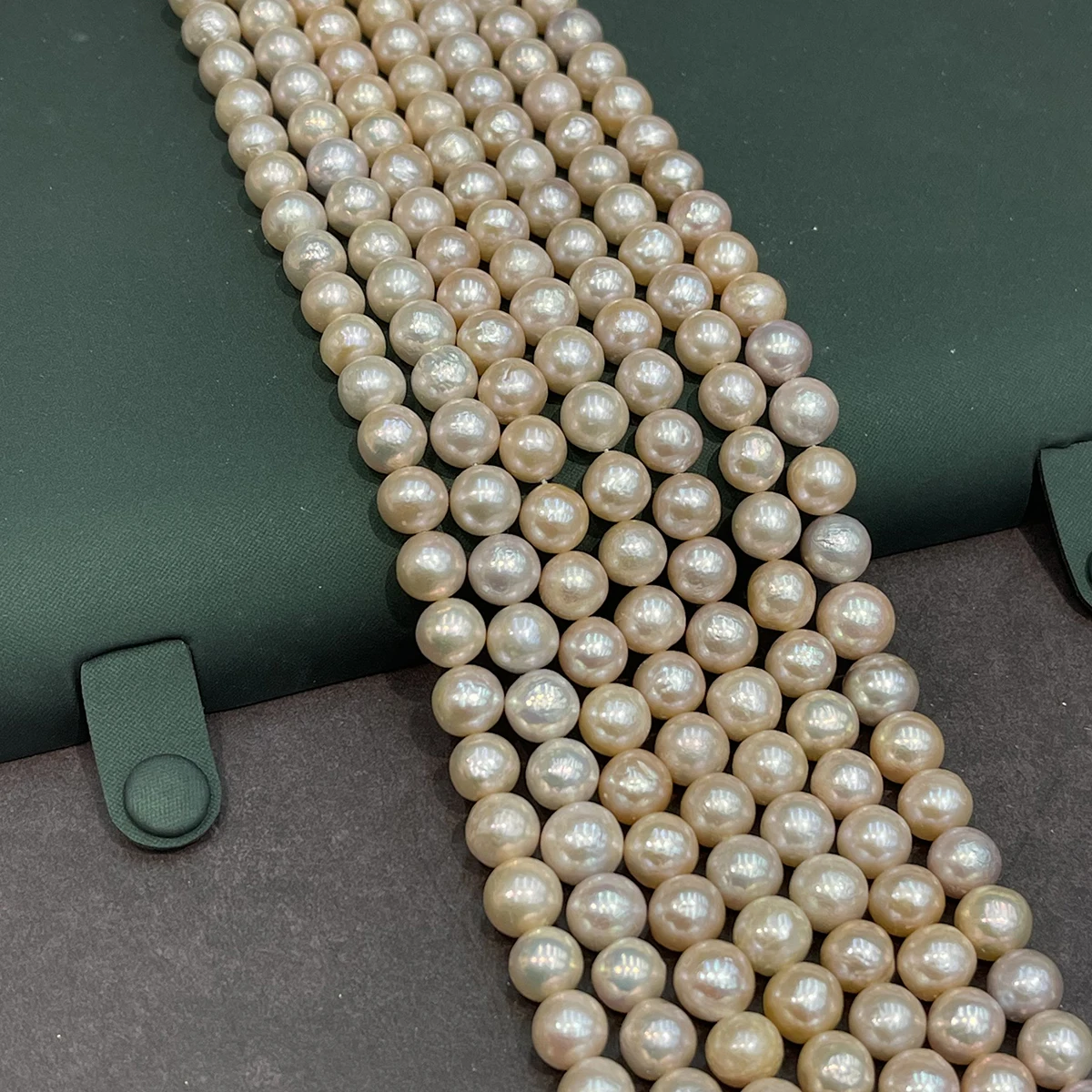 DIY Kernperle Natürliche Süßwasserperle 9-11mm für Schmuckherstellung DIY Halskette Armband Ketten Ohrringe Zubehör – Detail 2