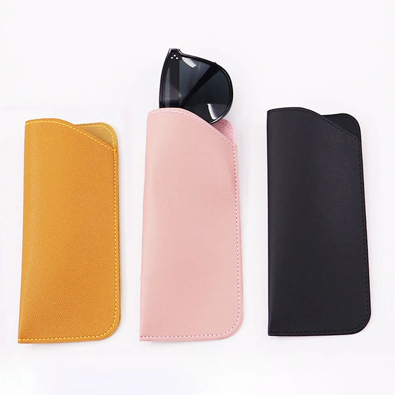 PU Leather Glasses Bag Protective Sunglasses Cover Case Box Reading Eyeglasses Pouch Eyewear Protector Case Accessories