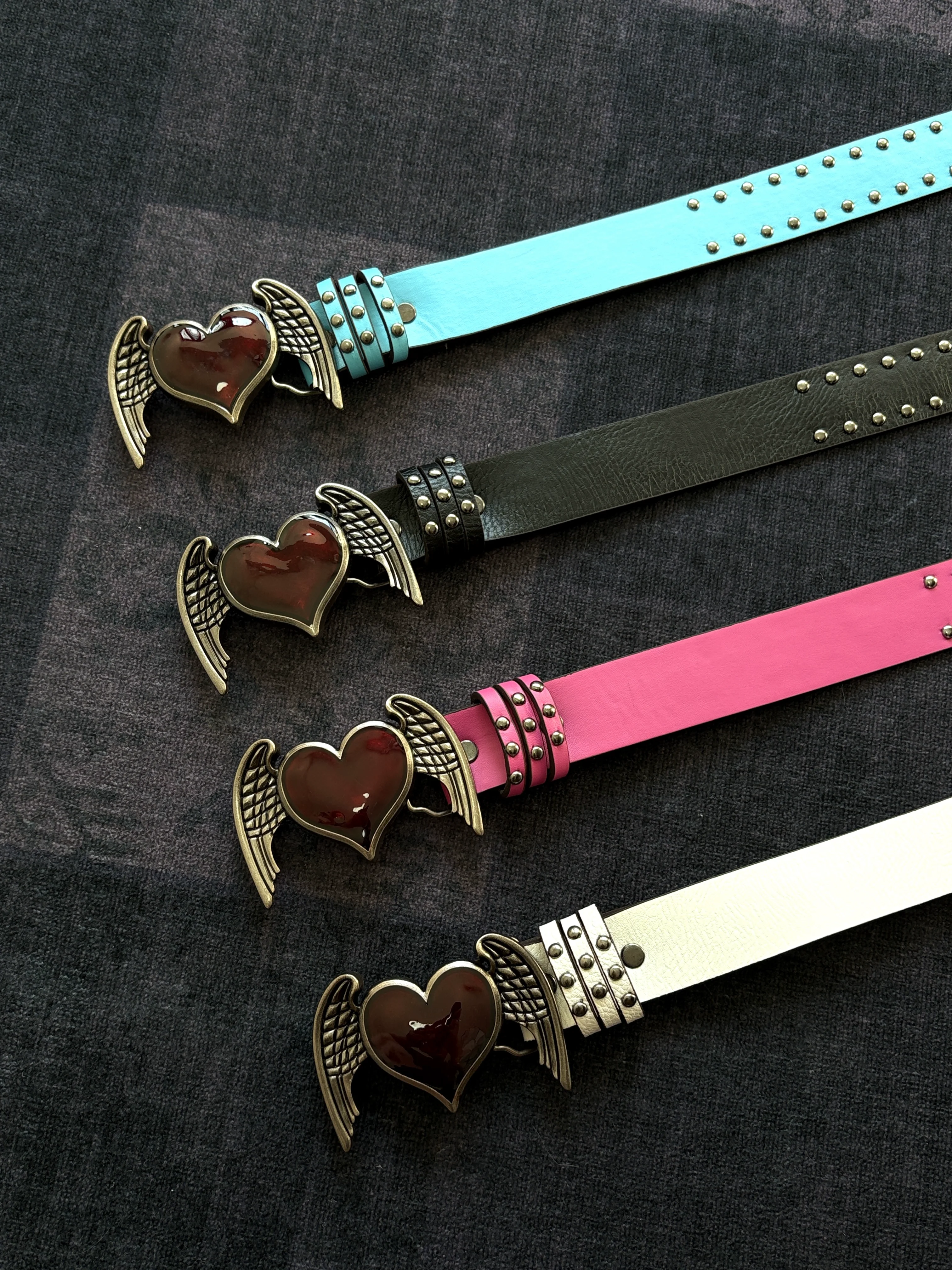 

Мужской и женский винтажный корсет с заклепками и пряжкой в форме сердца из искусственной кожи, женский корсет с поясом, платье с поясом, широкий пояс J1830