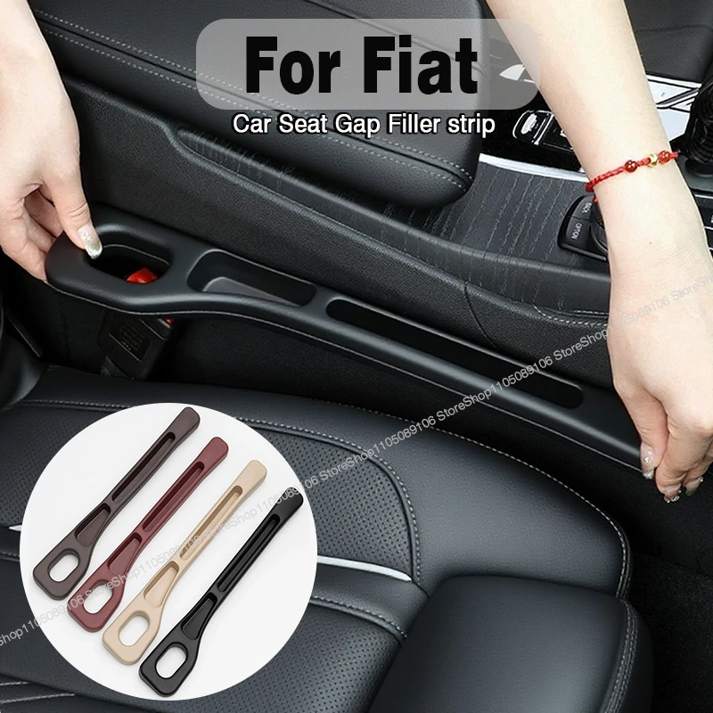 

For Fiat Car Gap Filler Leak-Proof Seat Gap Storage Organizer Interior Decoration Car Seat Gap Plug Strip Side Seam