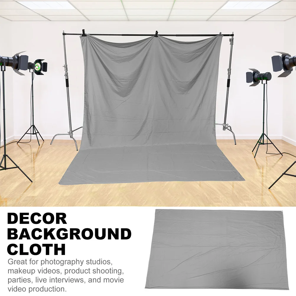 

Grey Background Cloth Thickened Photography Backdrop Fabric For Dining Table Cover Home Decor Scene Layout Photography Studio
