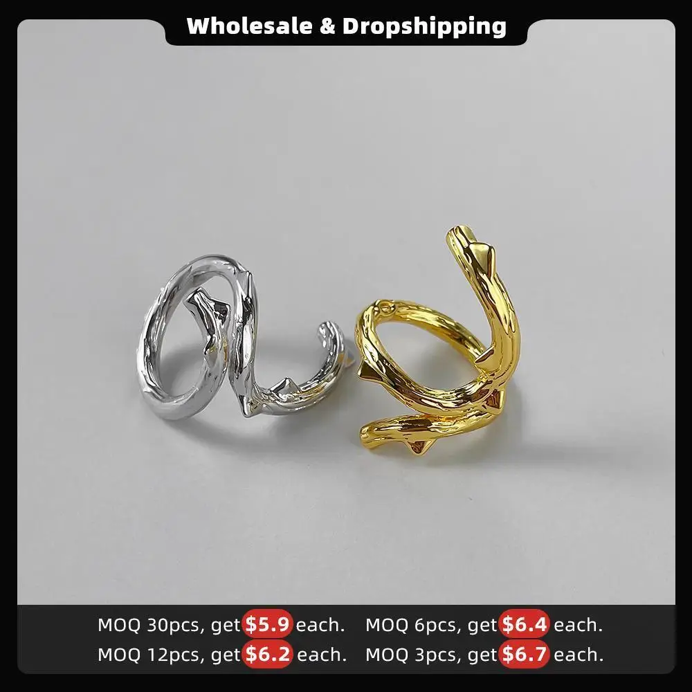 ENFASHION Open Thorns Ring For Women Anillos Mujer Items 18K Gold Plated Fashion Rings Jewelry Cocktail Party Travel R224158