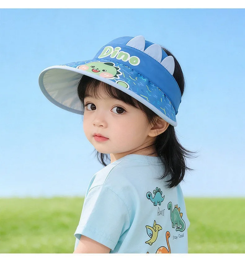 Princess Style Children's Sun Hat with Large Brim Empty Top for Baby Girls Summer Anti-Uv Hat for Little Girls Cute And Stylish
