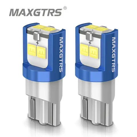 W5W 3030 SMD T10 LED Car Bulbs 2pcs MAXGTRS