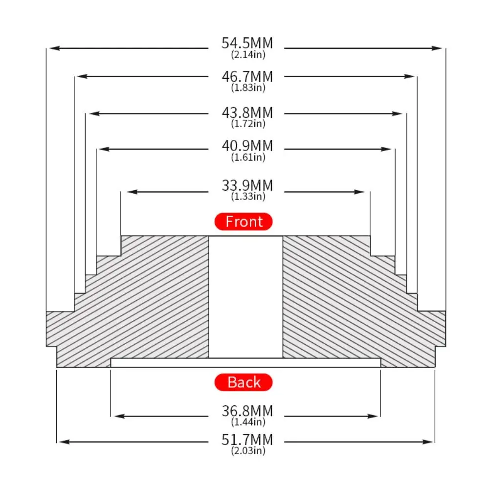 Aluminum Alloy Headset Press-In Tool CNC 140mm Bike Bearing Press Fit Anodizing Bowl Set Bike Headset Tool DIY Hand Tool