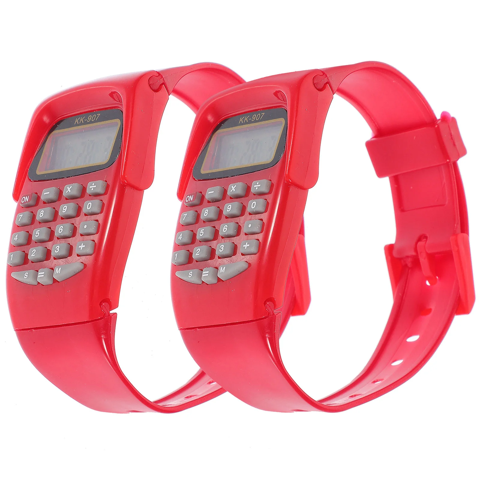 

2 Pcs Calculator Wrist Watch Calculation for Kids Birthday Present Man Children