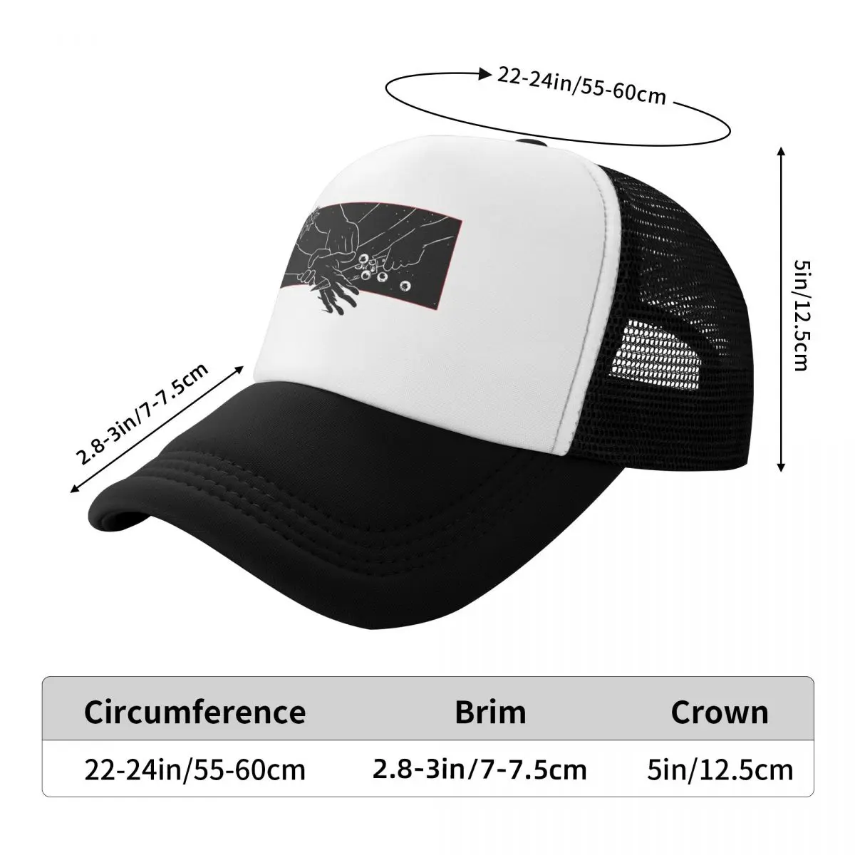 Loathe band merchandise Baseball Cap Custom Cap custom caps Hat Beach Women's Beach Visor Men's view 6