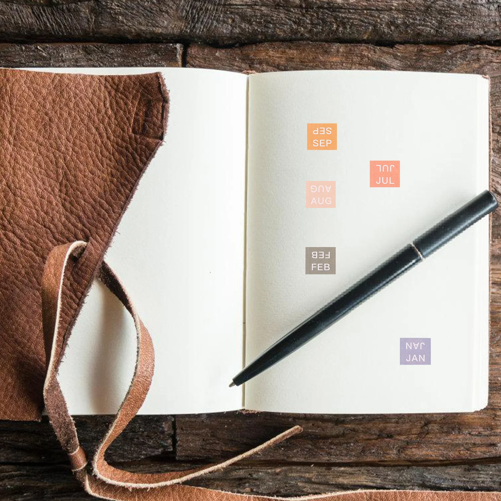 

30 Sheets Scrapbooking Stickers Colored Dots Classification Labels DIY Journals Notebooks Planners Files Marking