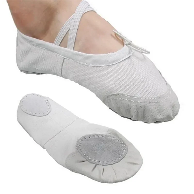 Meisjes Schoenen Zachte Zool Dans Ballet Schoenen voor Kinderen Volwassenen Vrouwen Ademend Canvas Praktijk Gym Schoenen Yoga Dans