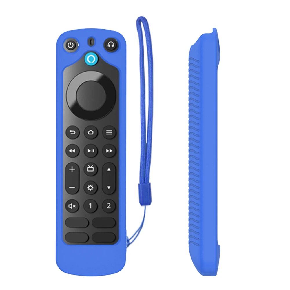 Silicone Protective Sleeves Anti Lost Television Remote Control Case Replacement All Inclusive for Amazon Alexa Voice Remote Pro