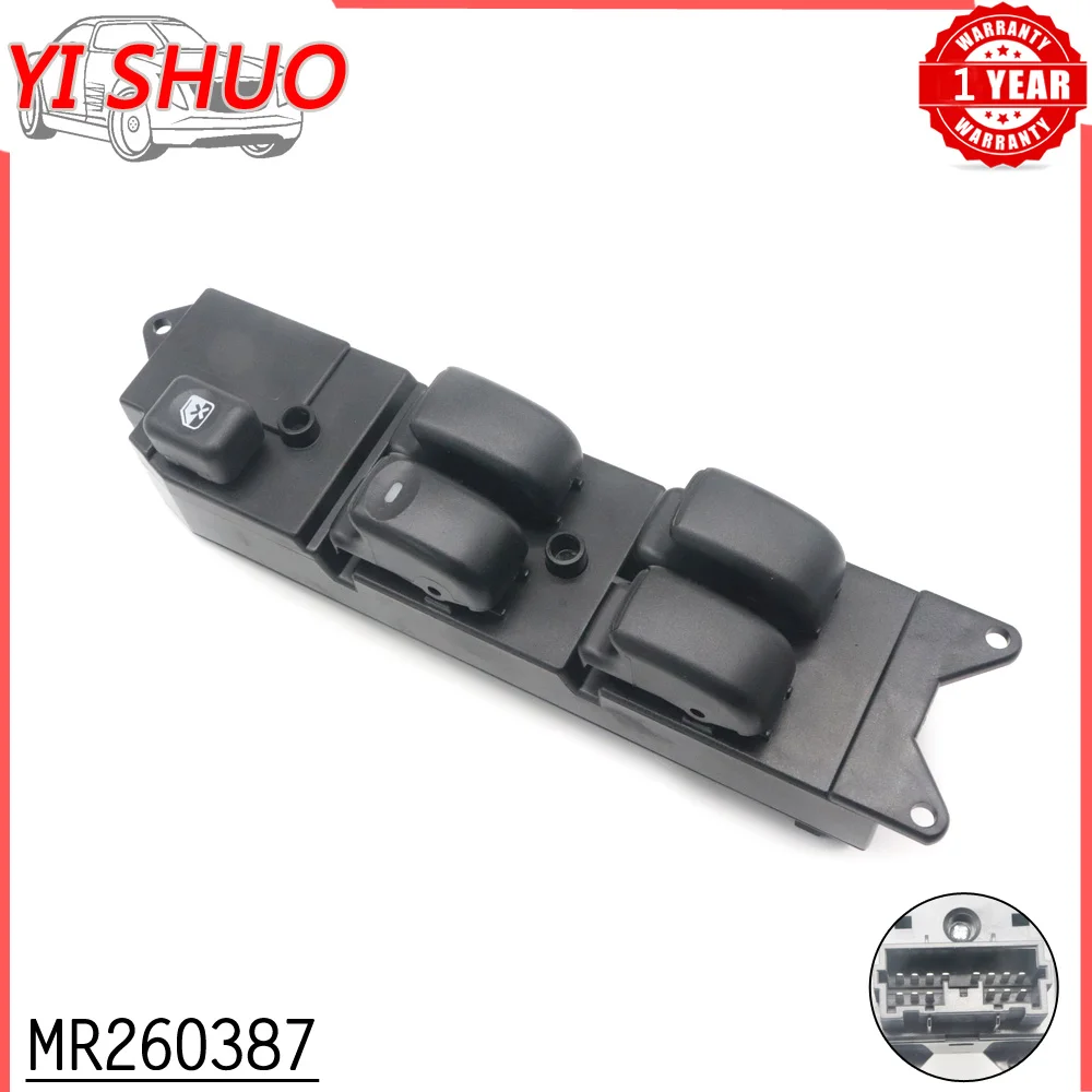 Front Left Car Electric Power Window Switch Button MR260387 For Mitsubishi Outlander Colt Lancer Pajero Montero Galant MR194826